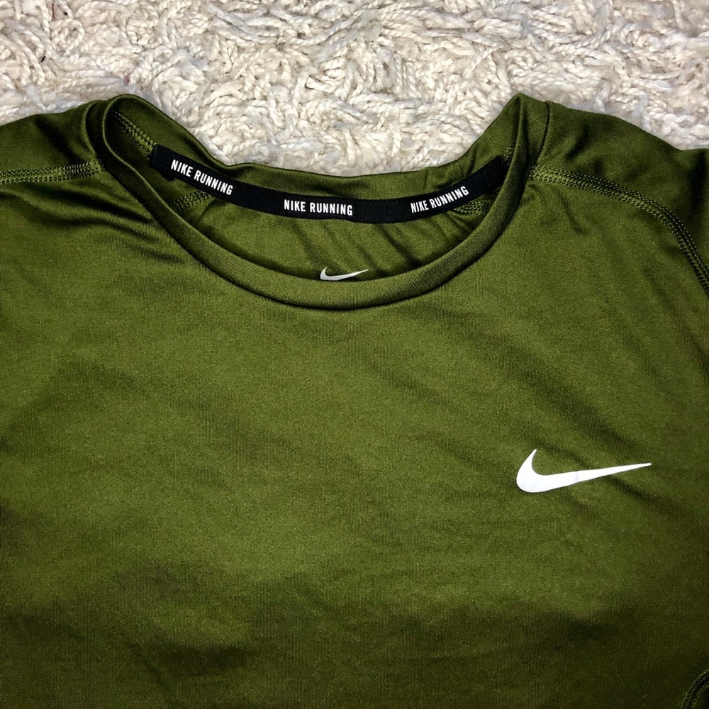 Green Nike Workout Shirt